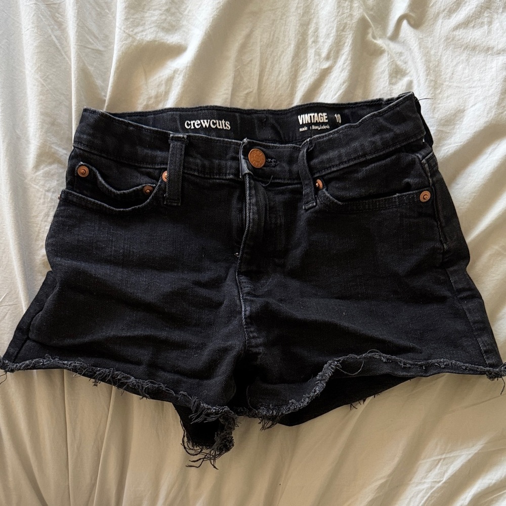 J Crew crew cuts denim shorts